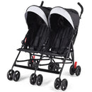 Foldable Twin Baby Double Stroller Ultralight Umbrella Kids Stroller by LJGDeals