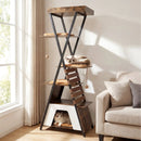 73 Inch Multi-level Cat Tree for Indoor Cats with Elevated Perch and Large Condo by LJGDeals