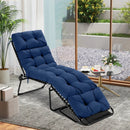 Outdoor Lounge Chaise Cushion Set of 2 - 73x22 Inch High Back by LJGDeals