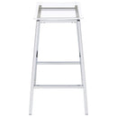 Staten - Backless Bar Stool (Set of 2) - Chrome