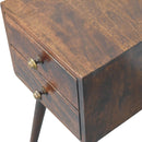 Solid Wood Mini Nightstand by HouseOfZazla