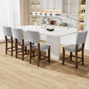 Mid Century Modern Bar Stools, Upholstered Counter Chairs by HouseOfZazla