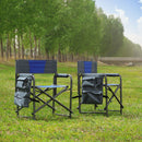 Padded Folding Outdoor Chair With Storage Pockets, Lightweight Oversized Directors Chair For Indoor, Outdoor Camping, Picnics And Fishing by HouseOfZazla