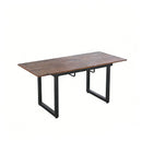 Square Extendable Dining Table With Metal Legs by Unique Piece Furniture