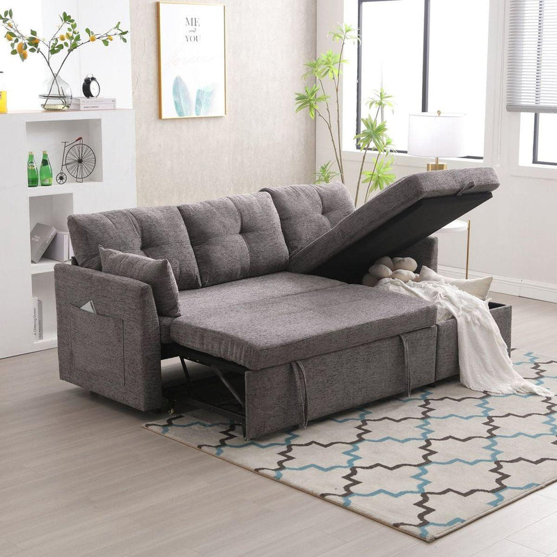 Modular Sectional Sofa L Shaped Modular Couch with Reversible Chaise Modular Sofa Sectional Couch with Storage Seats