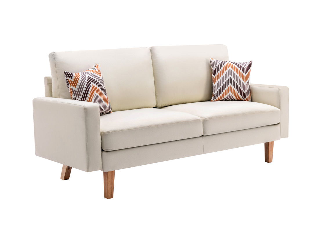 Bahamas - Minimalistic Sofa With 2 Throw Pillows, photo 6 of 15