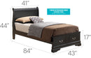 Upholstered Panel Sleigh Bed Design by HouseOfZazla