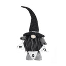 Set of 2 Black Fabric Gnomes with 'Boo' Banner