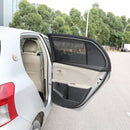 2PCS Universal Car Rear Window Mesh Sunshade