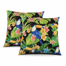 2 Pack Outdoor Pillow Covers - Water-Repellent - 18x18 Inch