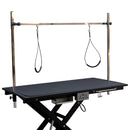 electric pet grooming table, 110V/220V professional groomer recommend super Deluxe electric pet grooming table, 110V/220V professional groomer recommend height adjust from 8 up to 36inch BLACK COLOR