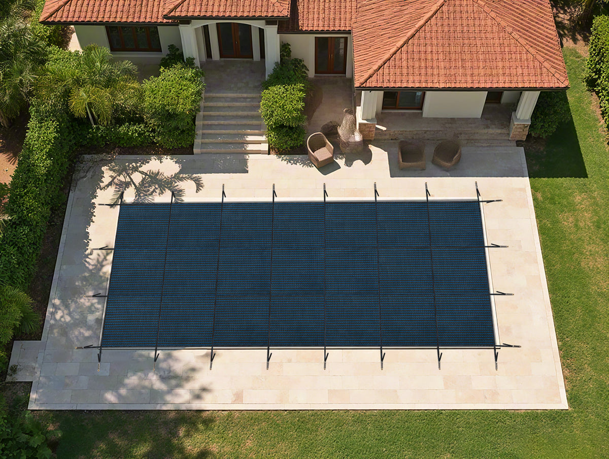 Swimming Pool Safety Cover, Fits 16x32ft Rectangular Pools, photo 2 of 10