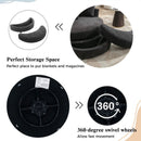 360° Swivel Accent Barrel Chair With Storage Ottoman & 4 Pillows, Modern Leisure Chair Round Accent For Living Room by Unique Piece Furniture