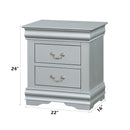 Louis Philippe III - Sleek Design Nightstand by Unique Piece Furniture