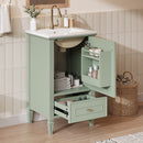 Retro Bathroom Vanity With Sink by HouseOfZazla