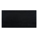 5-Piece Retro Dining Set, Rectangular Wooden Dining Table and 4 Upholstered Chairs for Dining Room and Kitchen (Black)