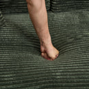 Convertible Sectional Sofa Bed Set With Armrest Storage, Cup Holder, USB, 4 Seater - Green by Unique Piece Furniture