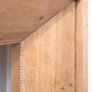 62" Modern Rustic Console Table – Solid-Look Engineered Wood Entryway Table