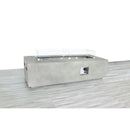 Rectangular Propane Fire Pit Table With Fiber Reinforcement And Adjustable Flame Control - Gray by HouseOfZazla