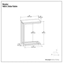 Skyler - Handcrafted C Side Table by Unique Piece Furniture