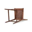 Andre - Counter Stool With Back - Pecan Brown by HouseOfZazla