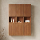 MITCH 41" Bathroom Wall Mounted Cabinet with 6 Doors by HouseOfZazla