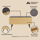 Paloma - Accent Storage Bench With Lift Top - Light Oak by HouseOfZazla
