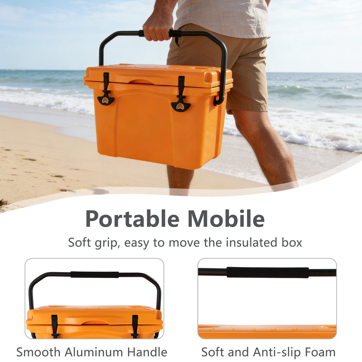 25QT Portable Cooler with Extended Ice Retention, photo 8 of 10