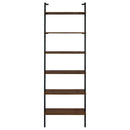 Christy - Owens - 6 Shelf Wall Bookshelf - Walnut