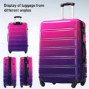 Hardshell Luggage Sets 3 Piece Gradient Color Expandable Suitcase With Spinner Wheels And Tsa Lock Lightweight 20" 24" 28" Available by HouseOfZazla