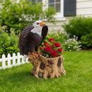Majestic Eagle with Spread Wings Garden Planter Pot