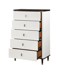 Carena Chest - White / Walnut by HouseOfZazla