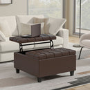Harrison - Large Coffee Table Storage Ottoman by HouseOfZazla