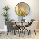 Marina - Round Dining Table - Gunmetal by HouseOfZazla