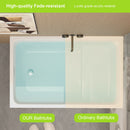 Freestanding Bathtub With Drain, Rectangular Shape by HouseOfZazla