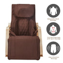Full Massage Function Air Pressure Comfortable Relax Rocking Chair, Lounge Chair Relax Chair With Cushion - Brown by HouseOfZazla