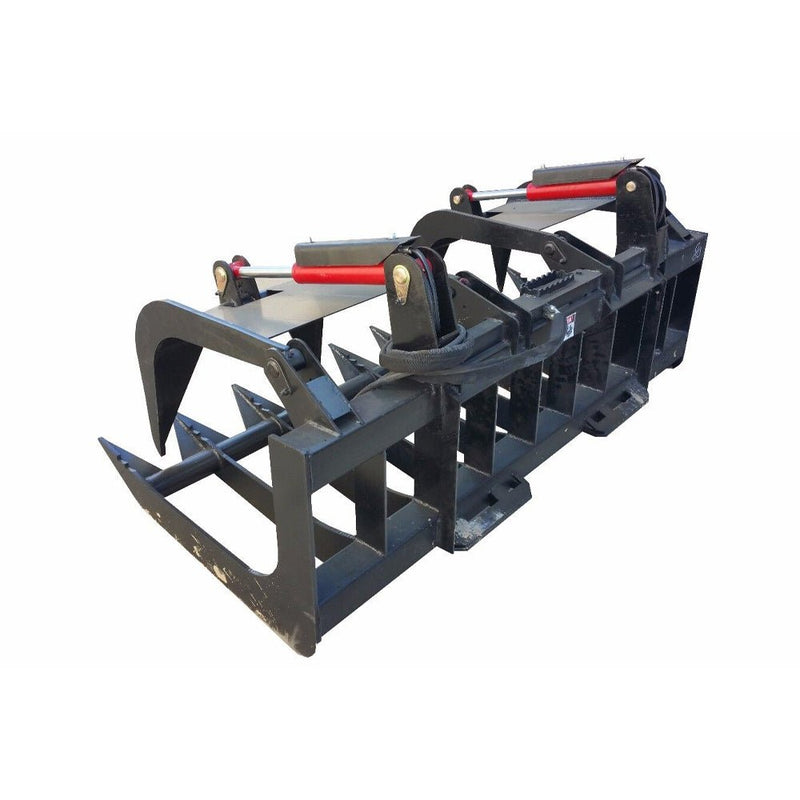 74-Inch Premium Heavy Duty Skid Steer Root Grapple Bucket Attachment (94621873)