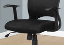 Office Chair, Adjustable Height, Swivel, Ergonomic, Armrests, Mesh - Black by HouseOfZazla