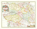 Vintage Map of Orléanais, France 1665
