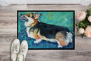 Corgi Pembroke Doormat Indoor Outdoor 24H X 36W Front Door Mat Rugs for Entryway, Non Slip Washable Low Pile,
