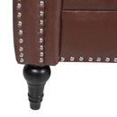 83.66 Inch Width Traditional Square Arm removable cushion 3 seater Sofa