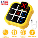 3 In 1 Electric Tic Tac Toe Game Memory Flash Whack Mole Game Portable Travel Game Classic Board Games For Adults and Kids Aged 3+
