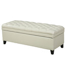 Juliana Storage Ottoman With Birch Legs by HouseOfZazla