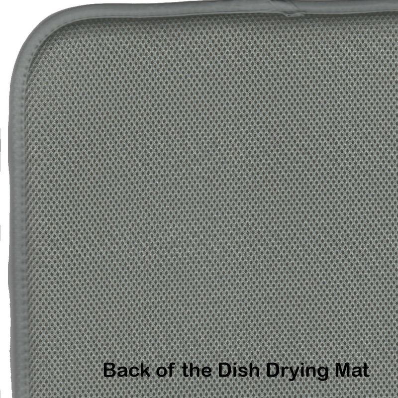 Corgi Momma's Love Dish Drying Mat – Absorbent, Artistic Kitchen Essentials 7412DDM