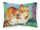 Corgi Momma's Love Fabric Standard Pillowcase – Artistic Decorative Front, White Back 7412PILLOWCASE
