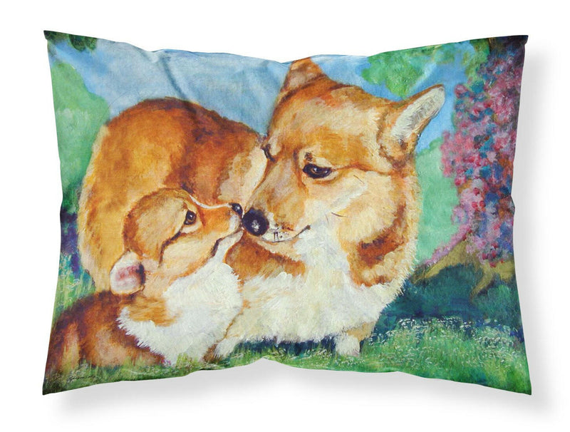 Corgi Momma's Love Fabric Standard Pillowcase 7412PILLOWCASE