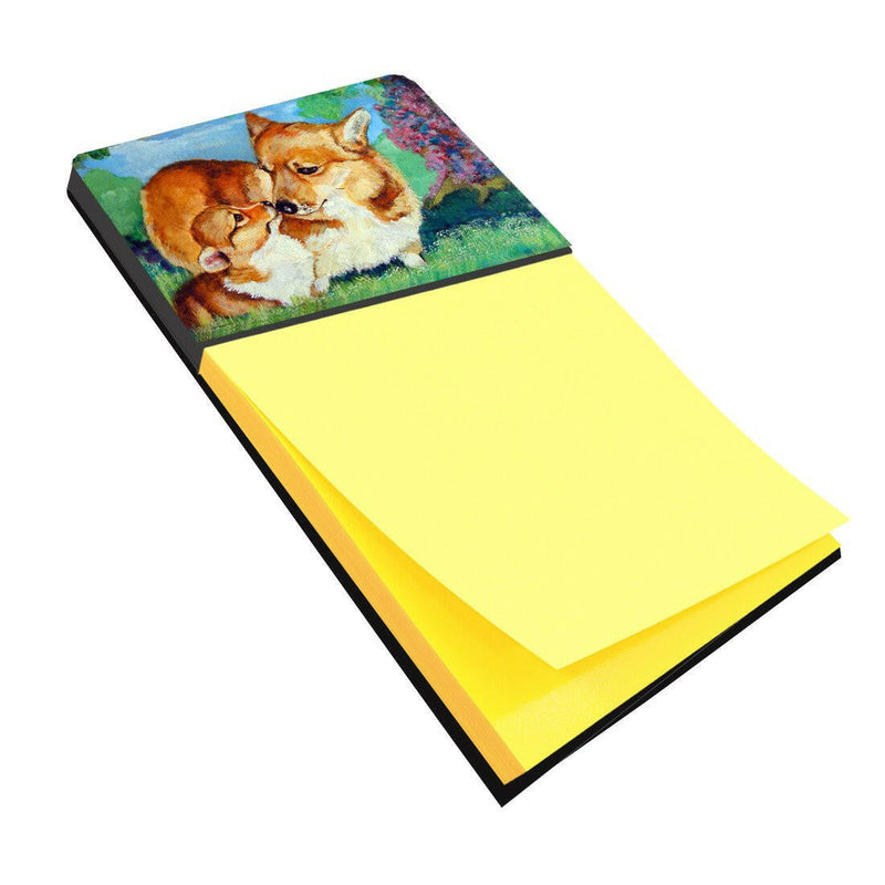 Corgi Momma's Love Sticky Note Holder 7412SN- Refiilable Desk Accessory Note Pad