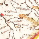 Vintage Map of Switzerland 1665