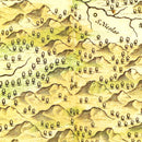 Vintage Map of the Savoy Region 1665