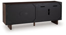 Welby - Accent Cabinet - Brown / Charcoal